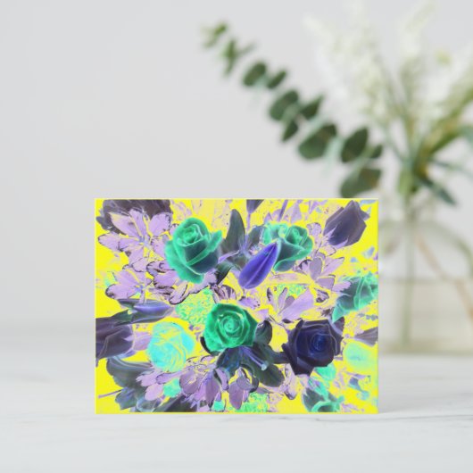 Flower Bouquet Briefkaart (Staand voorkant)
