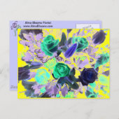 Flower Bouquet Briefkaart (Voorkant / Achterkant)