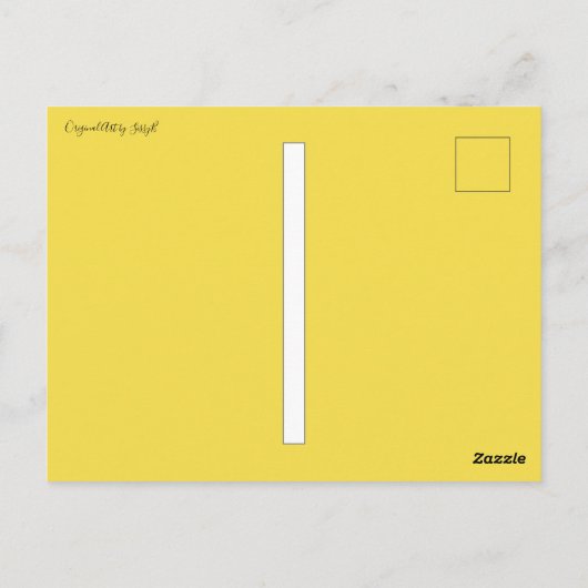 Flower Bouquet Briefkaart (Achterkant)