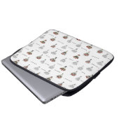 Flower Bouquet Electronics Bag Laptop Sleeve (Voorkant onderkant)