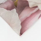 Flower Bouquet Fleece Deken (Hoek)