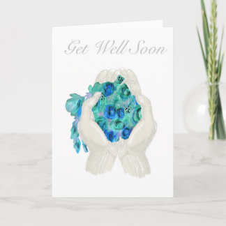 Flower Bouquet Get Well Card Kaart