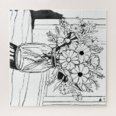 Flower Bouquet Legpuzzel (Horizontaal)