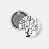 Flower Bouquet Magneet (Voorkant / Achterkant)