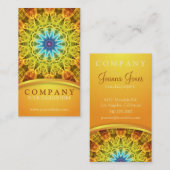 Flower Bouquet Mandala Visitekaartje (Voorkant / Achterkant)