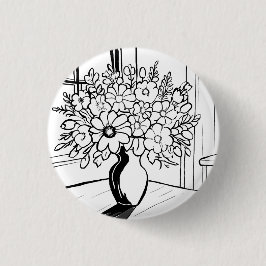 Flower Bouquet Ronde Button 3,2 Cm