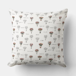 Flower Bouquet Sierkussen: ideaal voor elke kamer Kussen