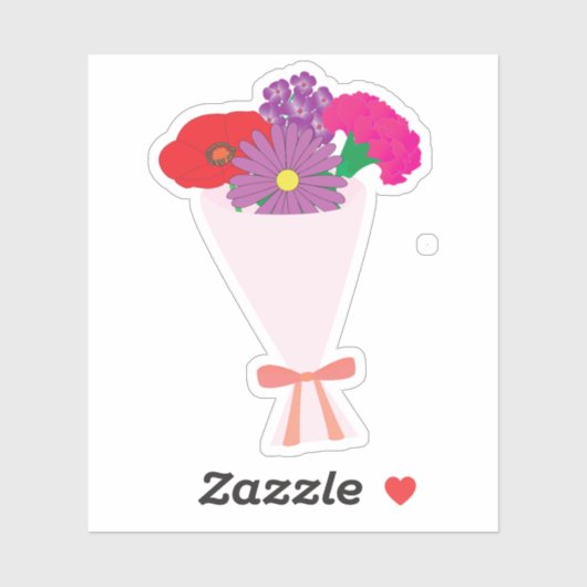 Flower Bouquet Sticker (Vel)