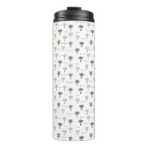 Flower Bouquet Thermal Tumbler