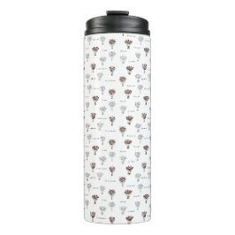 Flower Bouquet Thermal Tumbler Thermosbeker