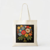 Flower Bouquet Tote Bag (Voorkant)