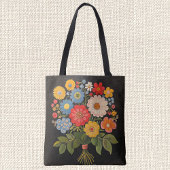 Flower Bouquet Tote Bag