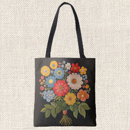Flower Bouquet Tote Bag