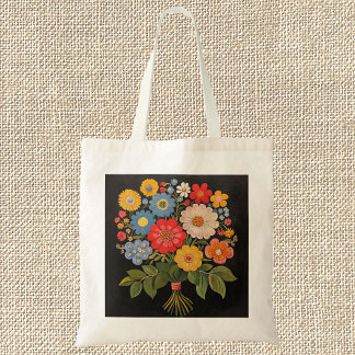Flower Bouquet Tote Bag
