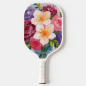 Flower Bouquet Watercolor Floral Painting Pickleball Paddle (Achterkant)