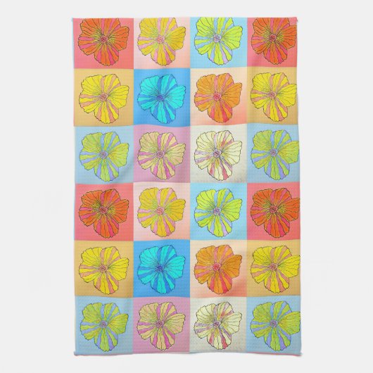 "Flower Box" keukenhanddoek (Verticaal)