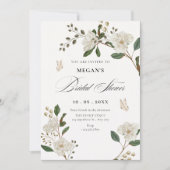 Flower branch bridal shower kaart (Voorkant)