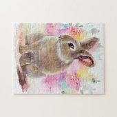 Flower Bunny Legpuzzel (Horizontaal)