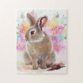 Flower Bunny Legpuzzel (Verticaal)