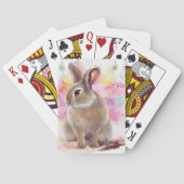 Flower Bunny Pokerkaarten (Achterkant)