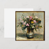 Flower Buque Oil Painting Still Life Kaart (Voorkant / Achterkant)