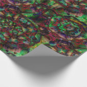 Flower Burst Abstract Cadeaupapier (Hoek)