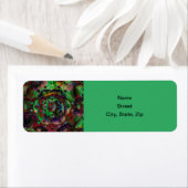  Flower Burst Abstract Etiket (Insitu)