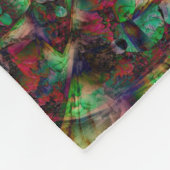 Flower Burst Abstract Fleece Deken (Hoek)