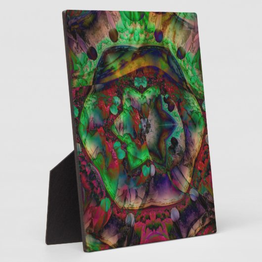  Flower Burst Abstract Fotoplaat (Zijkant)