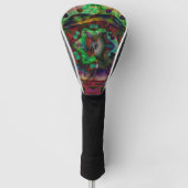 Flower Burst Abstract Golfheadcover (Voorkant)