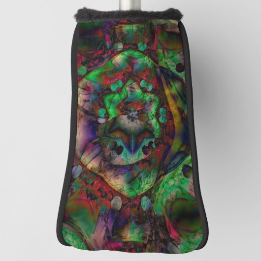 Flower Burst Abstract Golfheadcover (Draai 90)