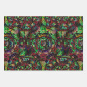  Flower Burst Abstract Inpakpapier Vel (Voorkant)