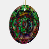  Flower Burst Abstract Keramisch Ornament (Rechts)