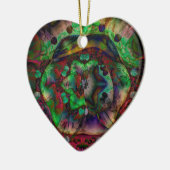  Flower Burst Abstract Keramisch Ornament (Links)