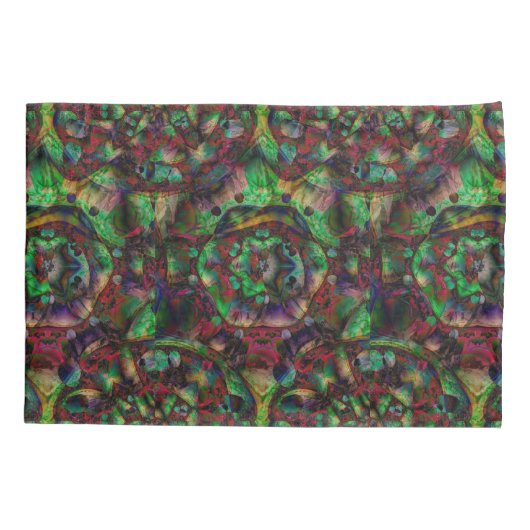  Flower Burst Abstract Kussensloop (Achterkant)