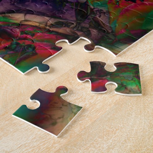 Flower Burst Abstract Legpuzzel (Zijkant)