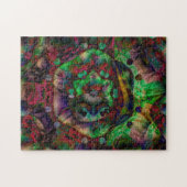  Flower Burst Abstract Legpuzzel (Horizontaal)