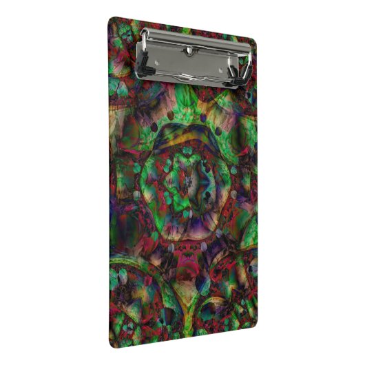 Flower Burst Abstract Mini Klembord (Schuin)