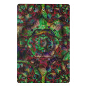  Flower Burst Abstract Mini Klembord (Achterkant)