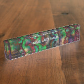  Flower Burst Abstract Naambordje (Zijkant)