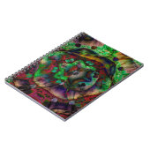 Flower Burst Abstract Notitieboek (Linkerzijde)