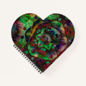  Flower Burst Abstract Notitieboek (Voorkant)