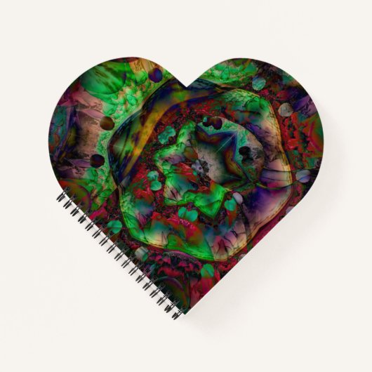  Flower Burst Abstract Notitieboek (Voorkant)