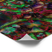  Flower Burst Abstract Poster (Hoek)