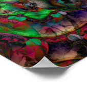  Flower Burst Abstract Poster (Hoek)