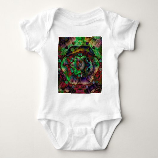  Flower Burst Abstract Romper (Voorkant)