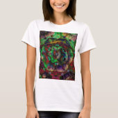  Flower Burst Abstract T-shirt (Voorkant)