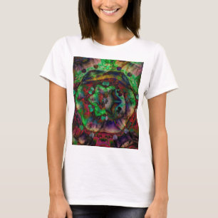 Flower Burst Abstract T-shirt