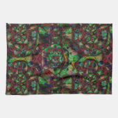 Flower Burst Abstract Theedoek (Horizontaal)