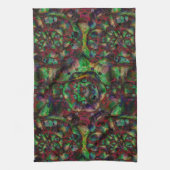  Flower Burst Abstract Theedoek (Verticaal)